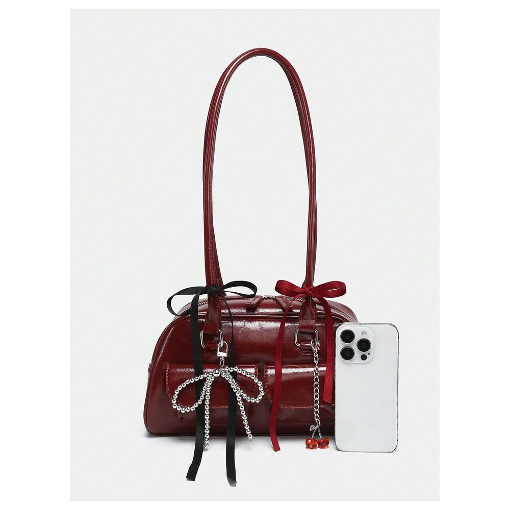 3198 Y2k Bow Coquette Purse Kawaii Shoulder Bag Cute Aesthetic Japanese Bag - Picture 6 of 7